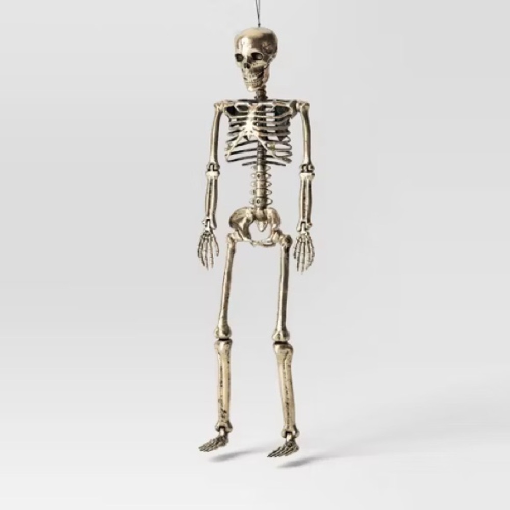 Hyde and EEK! 36" Posable Skeleton Halloween Decorative Prop - Picture 2 of 9